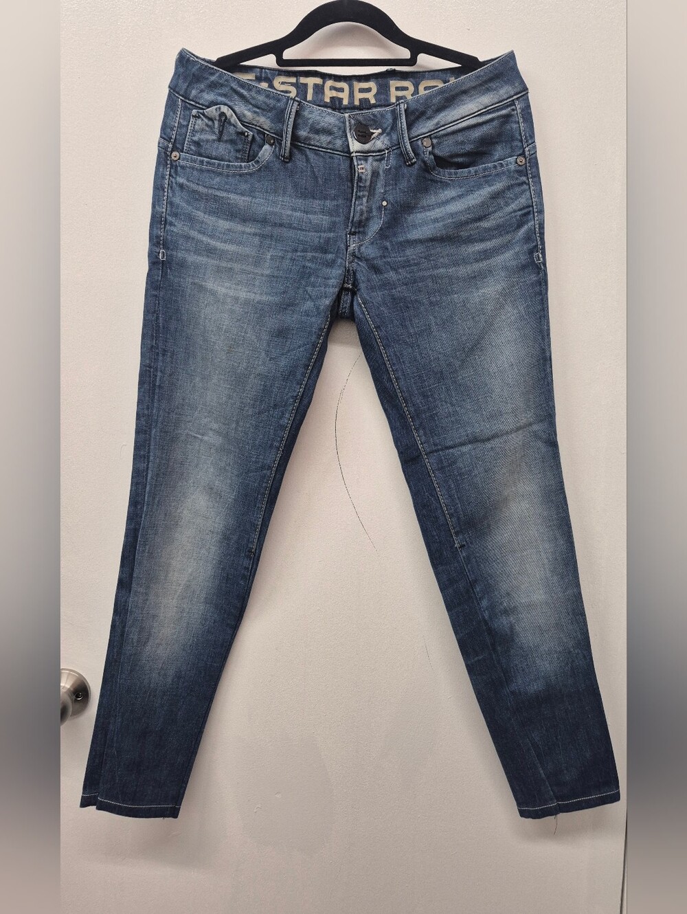 G-Star RAW Midge Cody Mid Waist Skinny Jeans Blue Waist 28